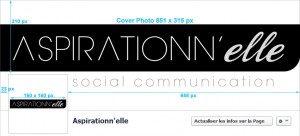 Aspirationn'elle - Community Manager Freelance Autoentrepreneur Lille - Cover et profil Facebook tailles et dimensions